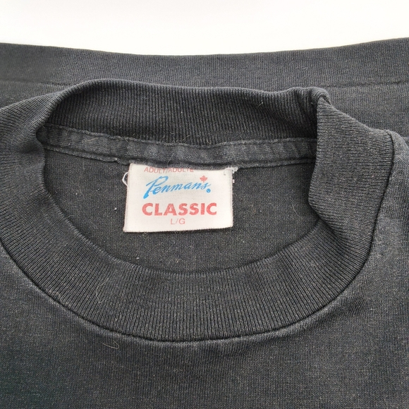 Vintage Canadian Northern Lights Black Graphic T-Shirt - Picture 4 of 5